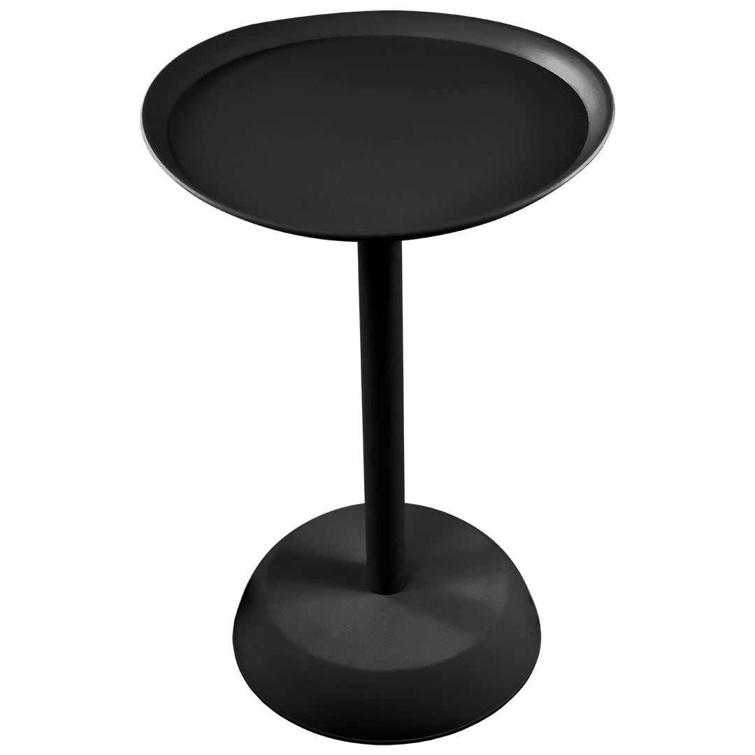 Mesa Auxiliar Redonda “Tulipán” - Color Negra