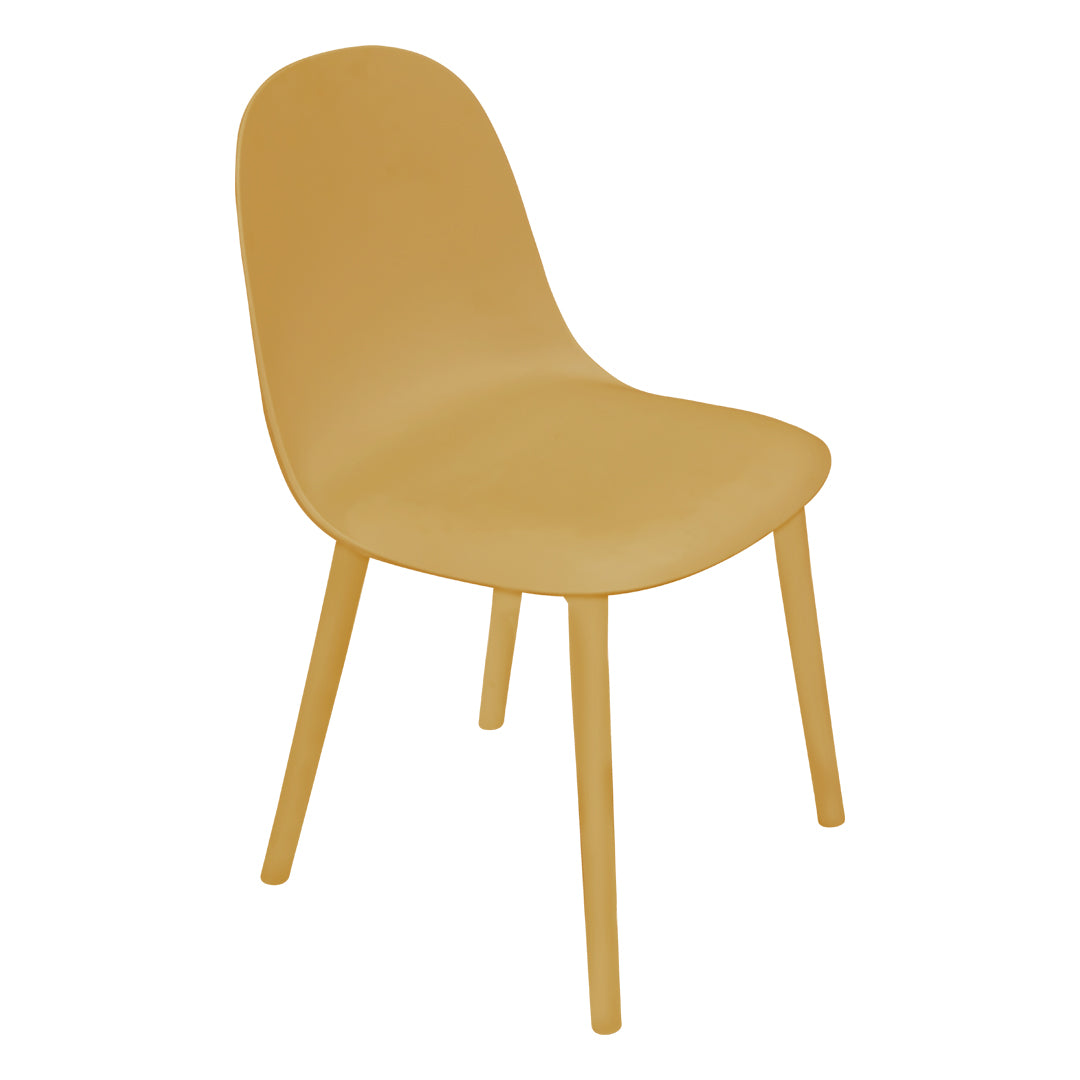 Set de 4 Sillas Ergonómicas – Color Mostaza