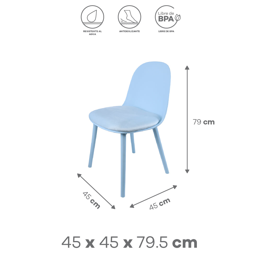 Silla Ergonómica – Color Azul