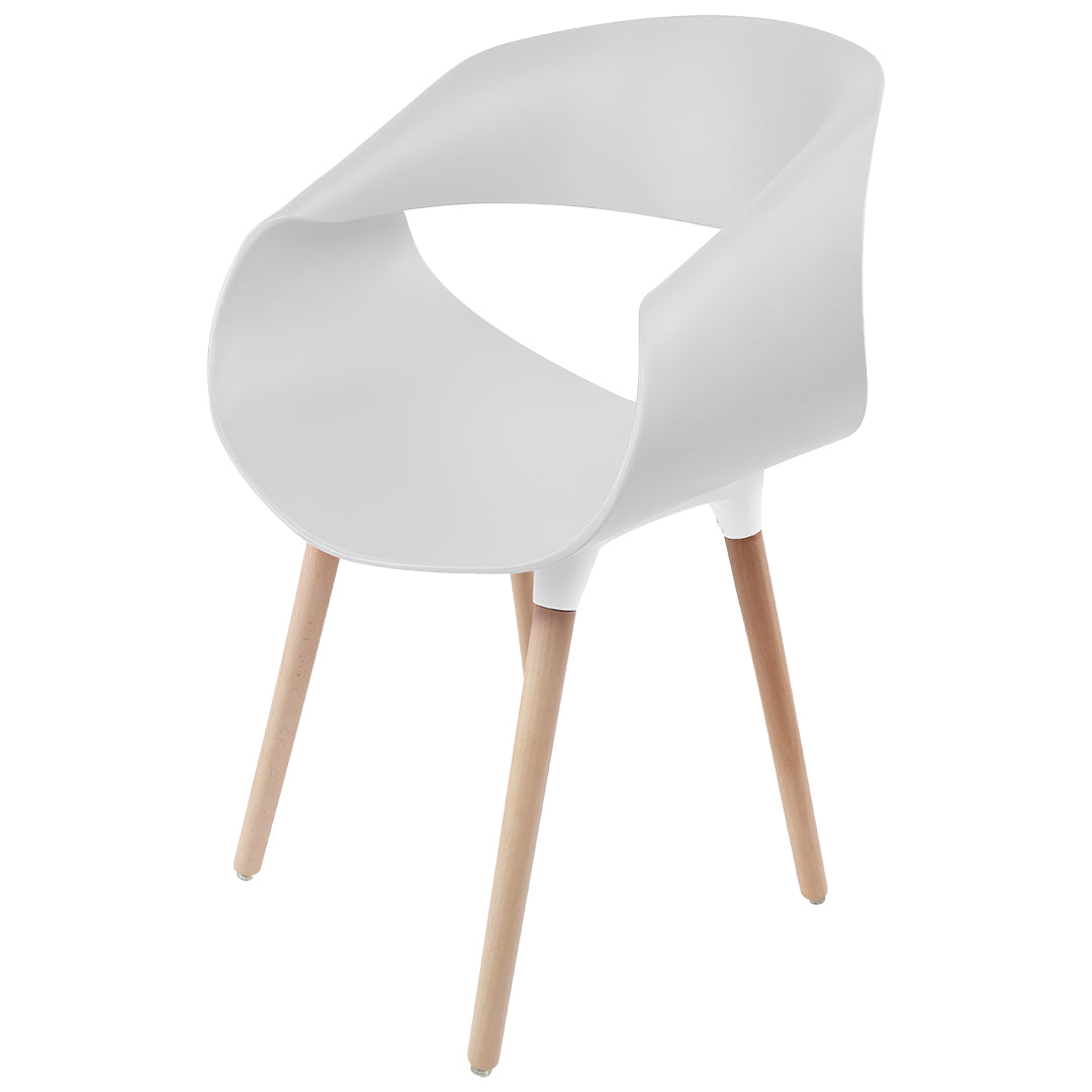 Silla Tipo Eames Plastic Armchair - Color Blanco