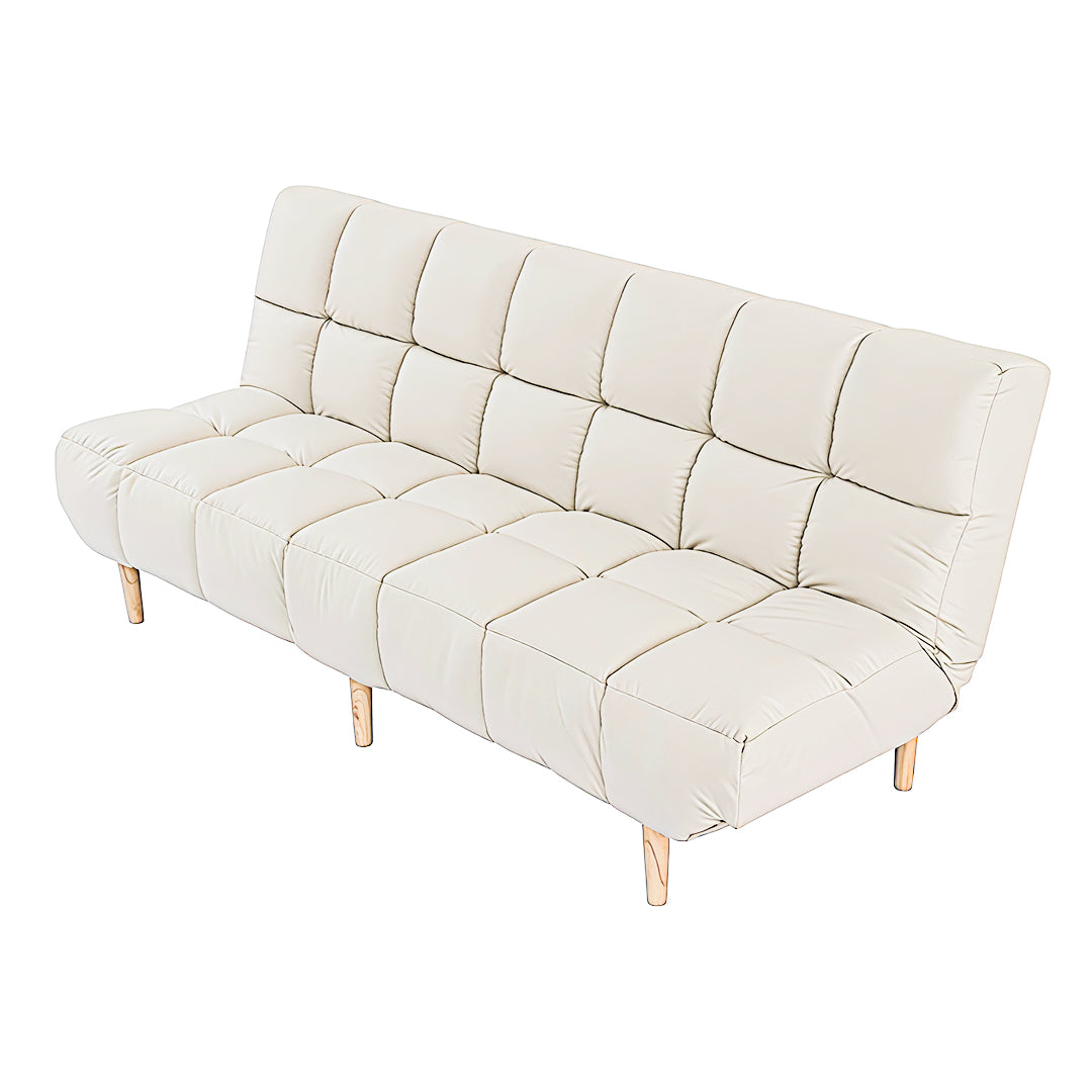 Sofá Cama Beige 3 Plazas - Apertura Italiana