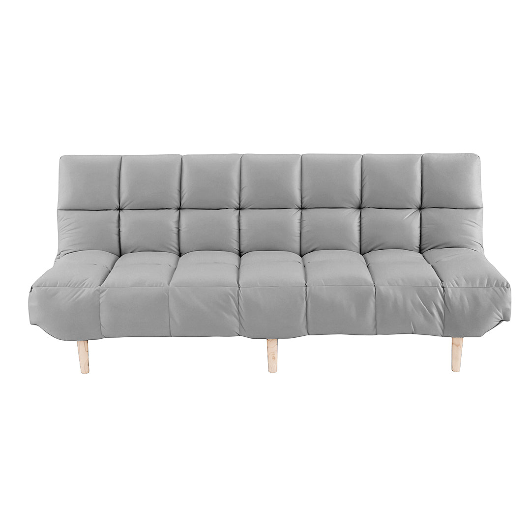 Sofá Cama Gris Claro 3 Plazas - Apertura Italiana