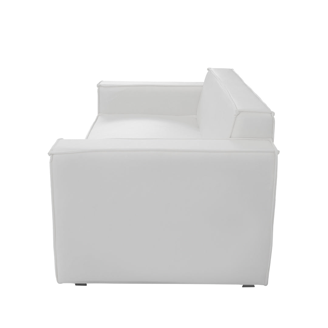 Sofá de 3 Plazas – Color Blanco