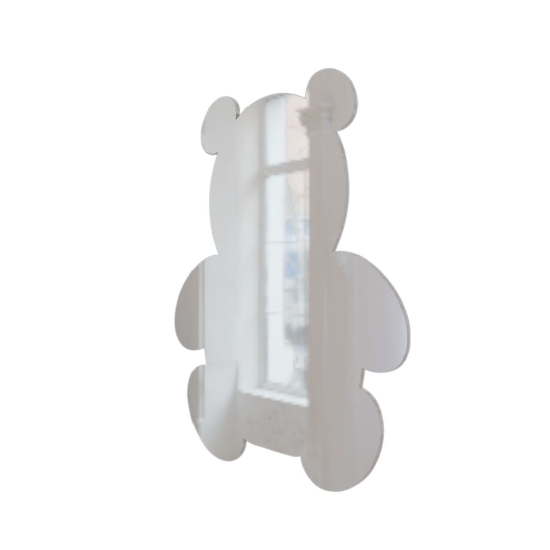 Sticker tipo Espejo de Cristal Adhesivo con Forma de Oso