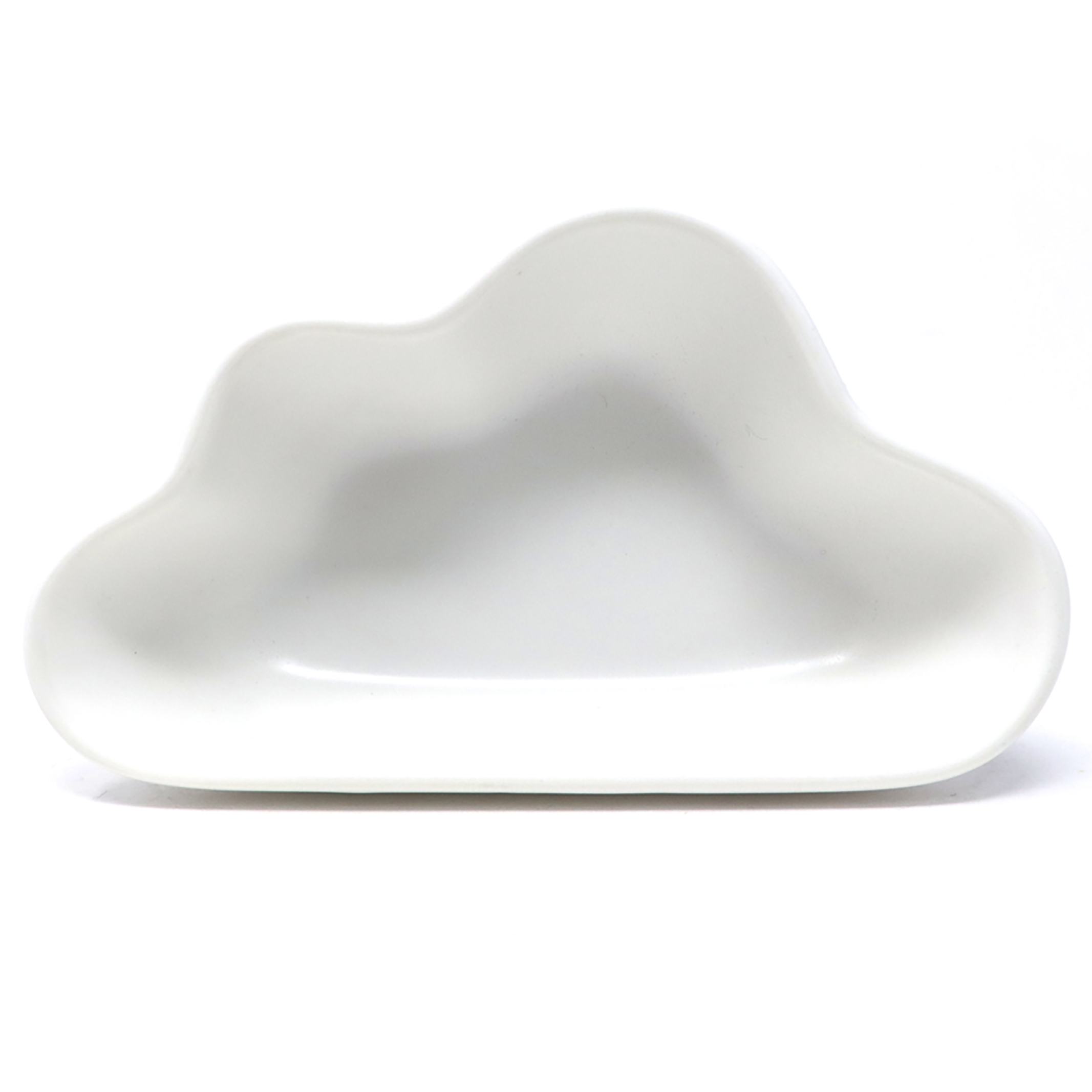 Plato Cerámica Nube Chico – Blanco