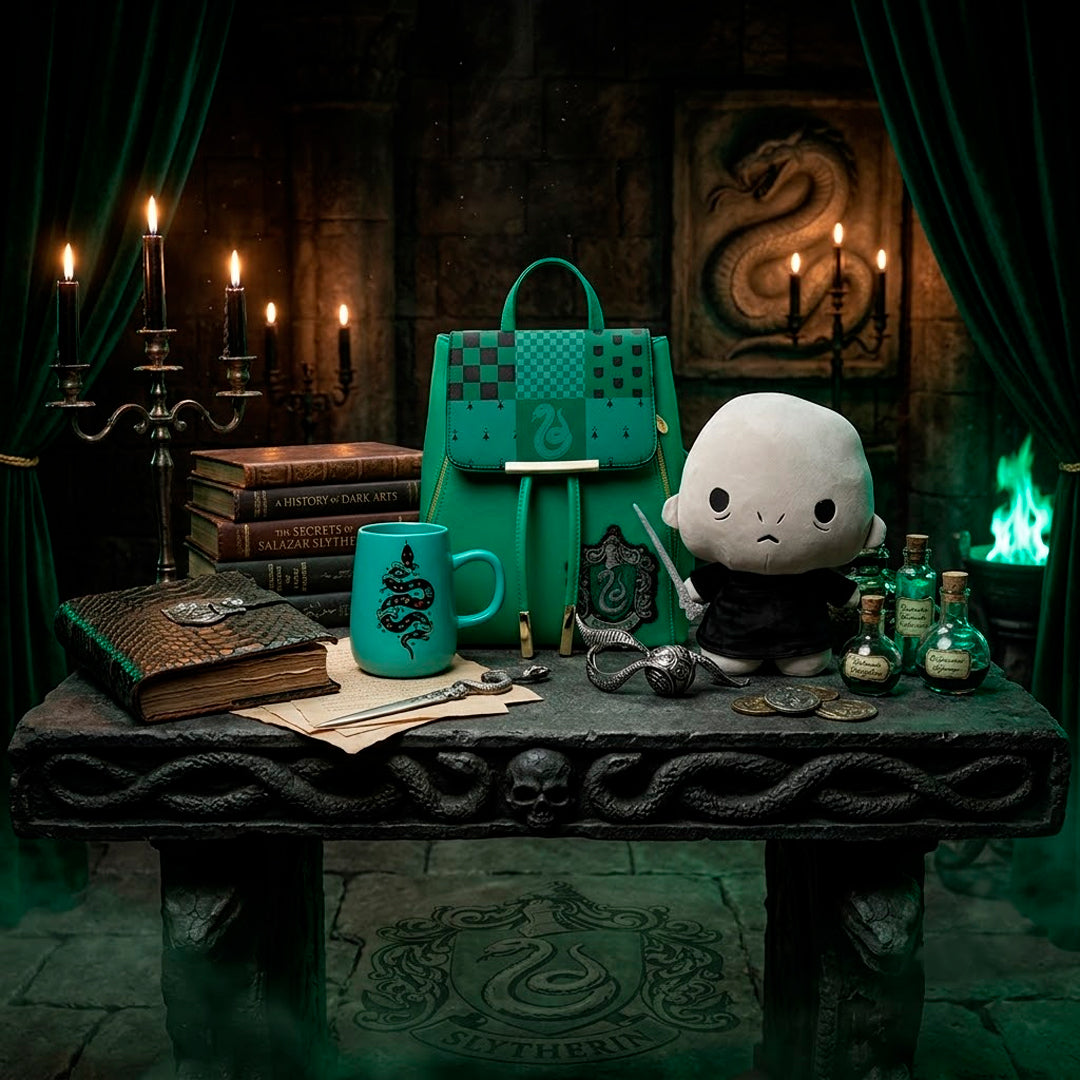 Kit Mágico Casa de la Serpiente - Mochila, Peluche y Taza