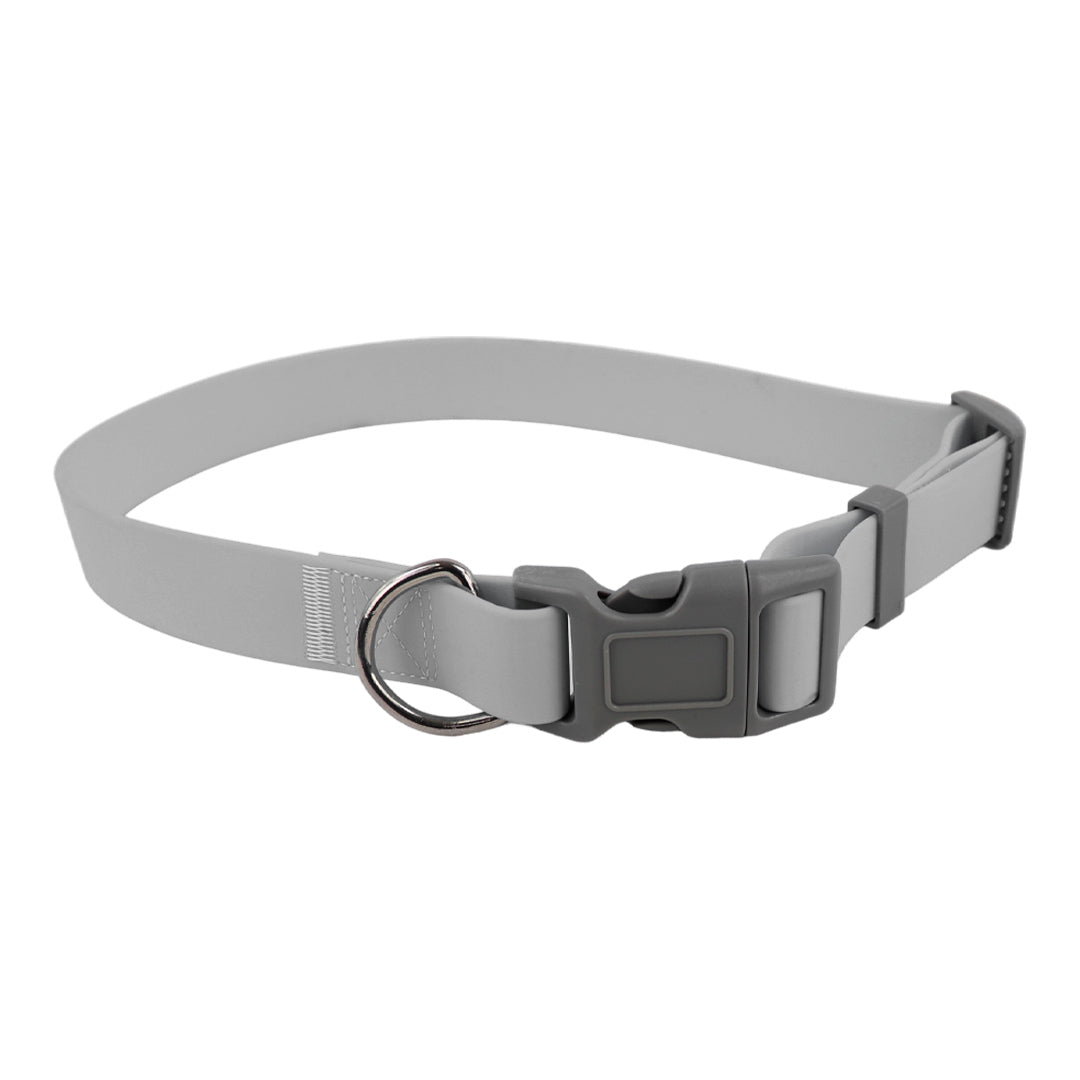 Collar para Perro de Silicón Gris - 45 cm