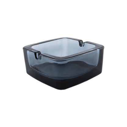 Cenicero de Cristal Humo Cuadrado
