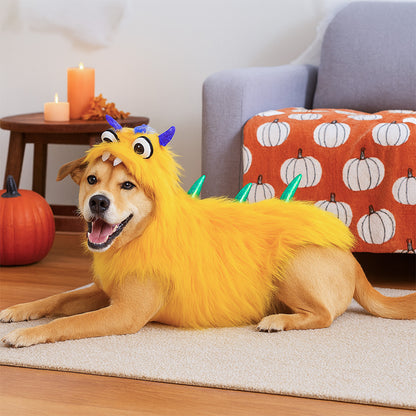Disfraz Monstruo Peludo Amarillo - Perros Grandes