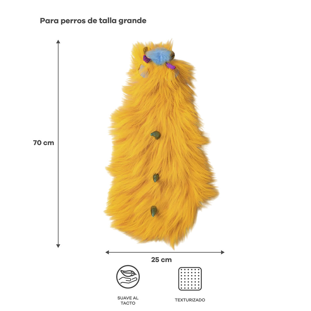 Disfraz Monstruo Peludo Amarillo - Perros Grandes