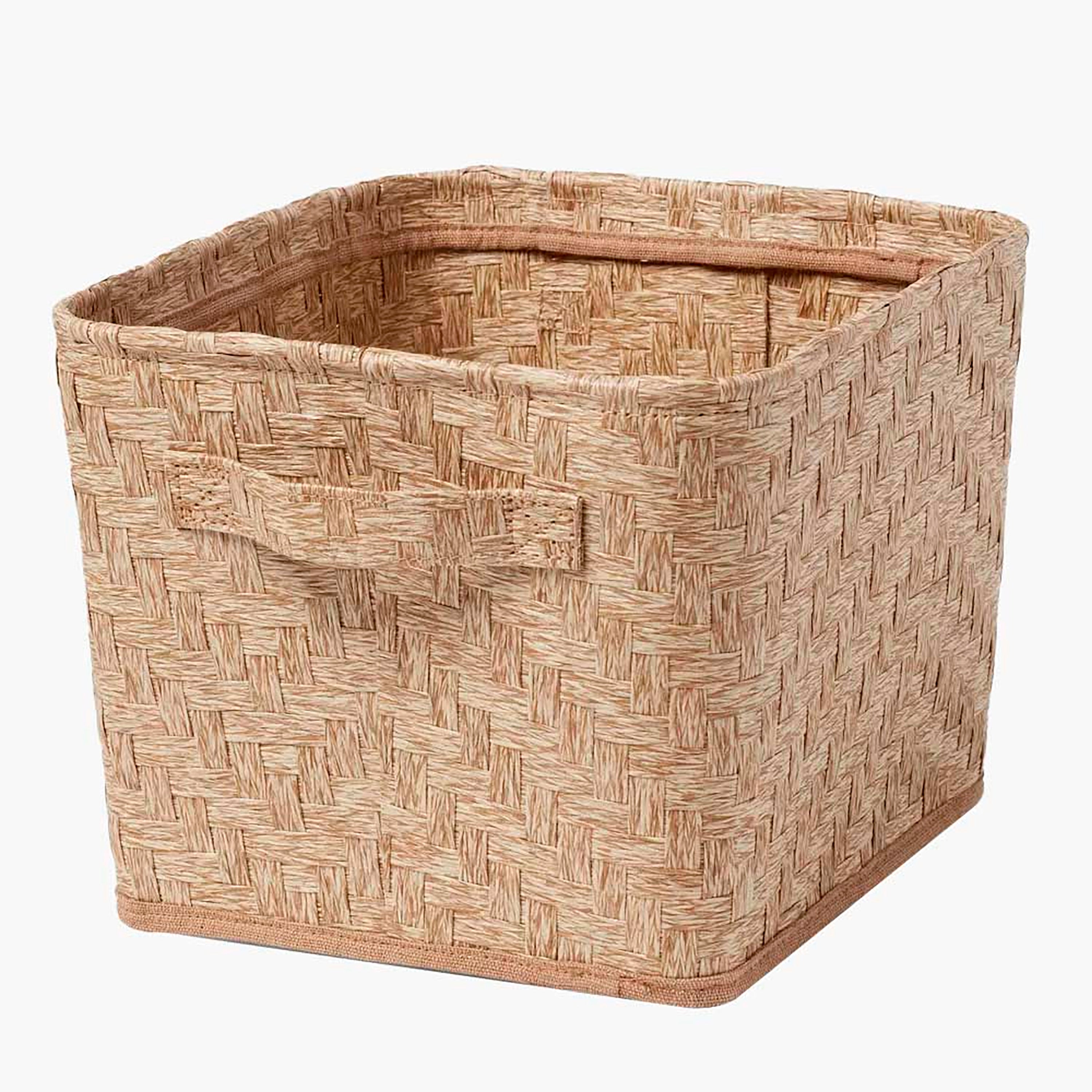 Canasta Organizadora de MDF y Metal  -  28x20x25 cm