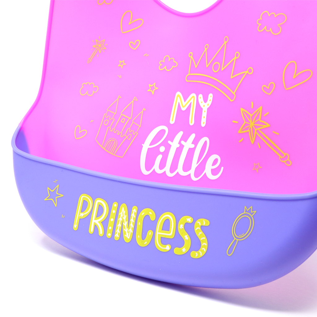 Babero de Silicona - "My Little Princess"