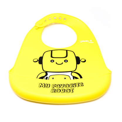 Babero de Silicona Antiderrames – “My Favorite Robot”