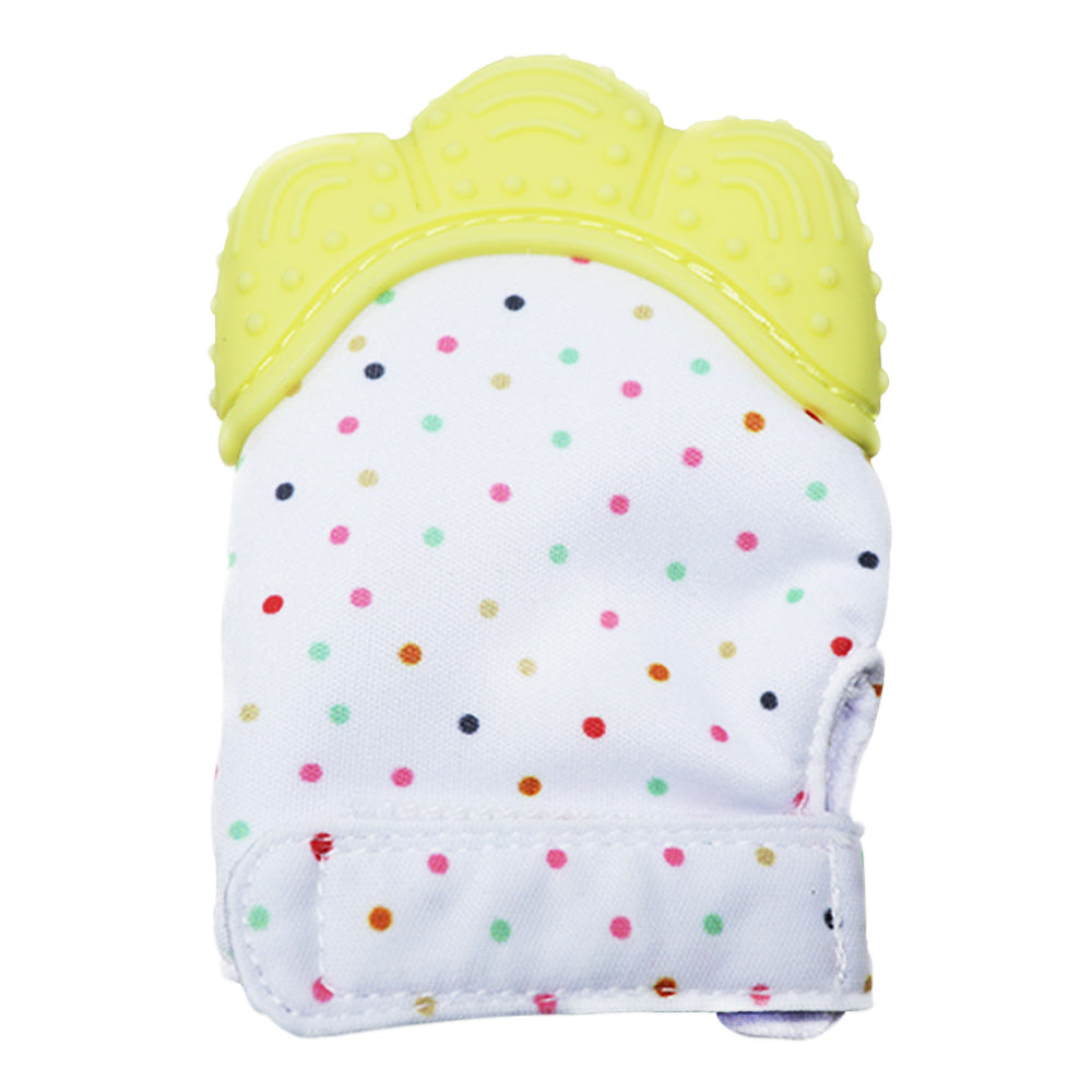 Guantes de Silicón para Bebé - Color Amarillo