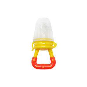 Chupón Mordedera de Frutas para Bebé – Color Amarillo Naranja