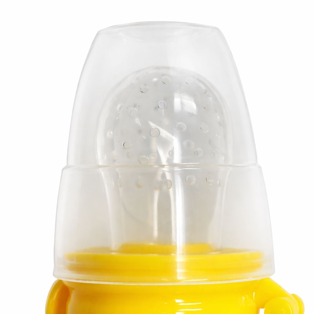Chupón Mordedera de Frutas para Bebé – Color Amarillo Naranja