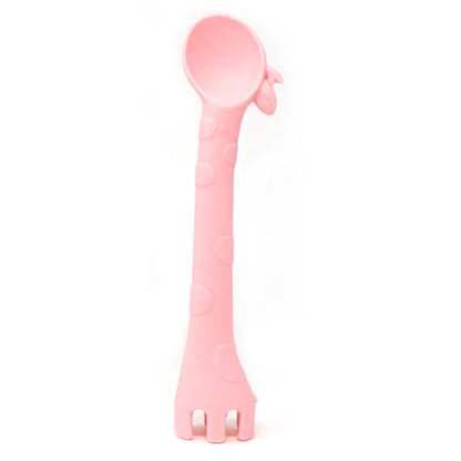 Cuchara Tenedor Entrenadora Para Bebé - Rosa