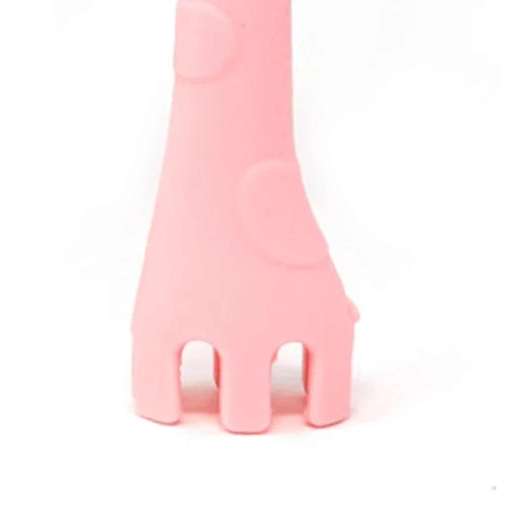Cuchara Tenedor Entrenadora Para Bebé - Rosa