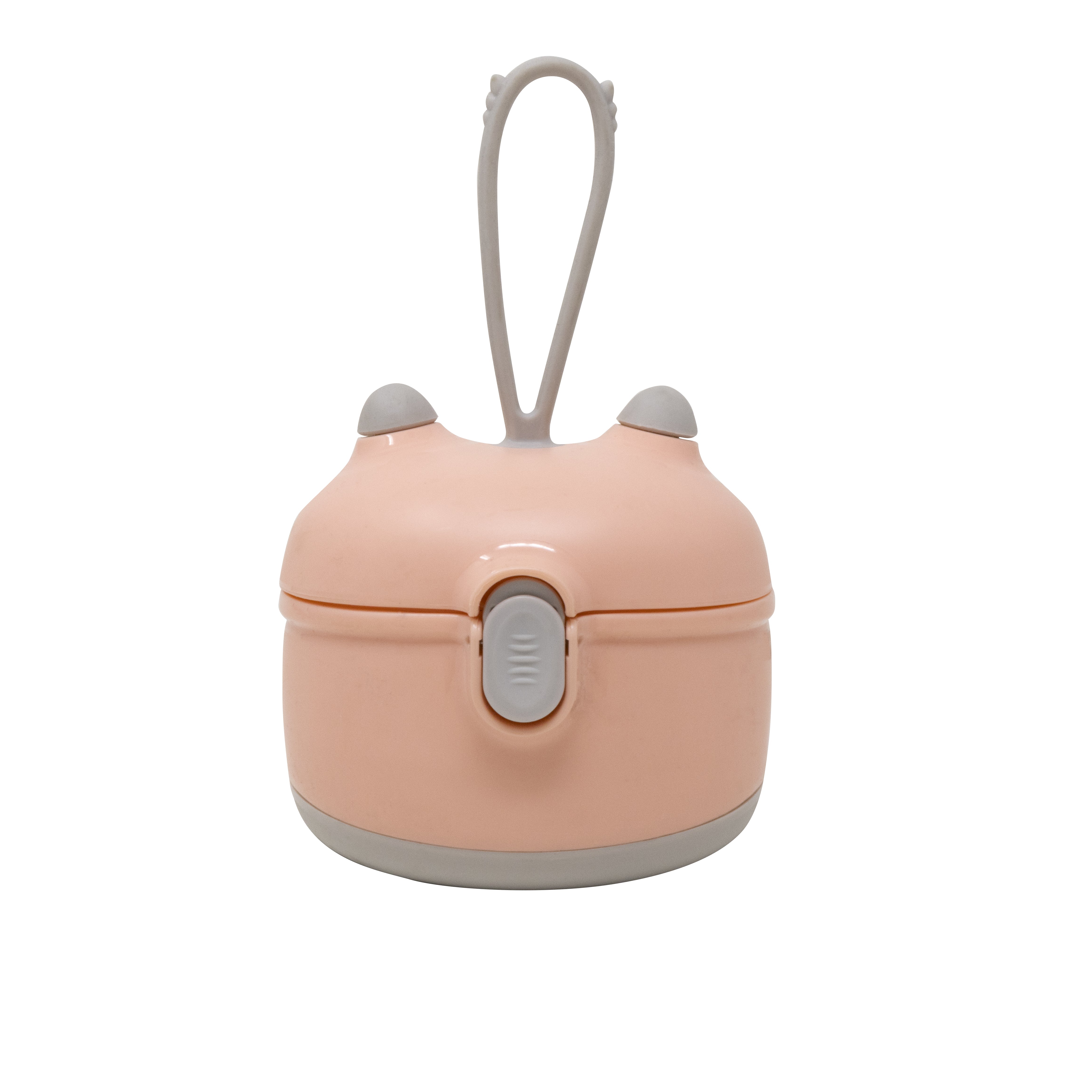 Dispensador Portátil de Leche en Polvo Bebé Rosa  - Cuchara y Nivelador