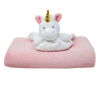 Frazada Afelpada para Bebé – Unicornio
