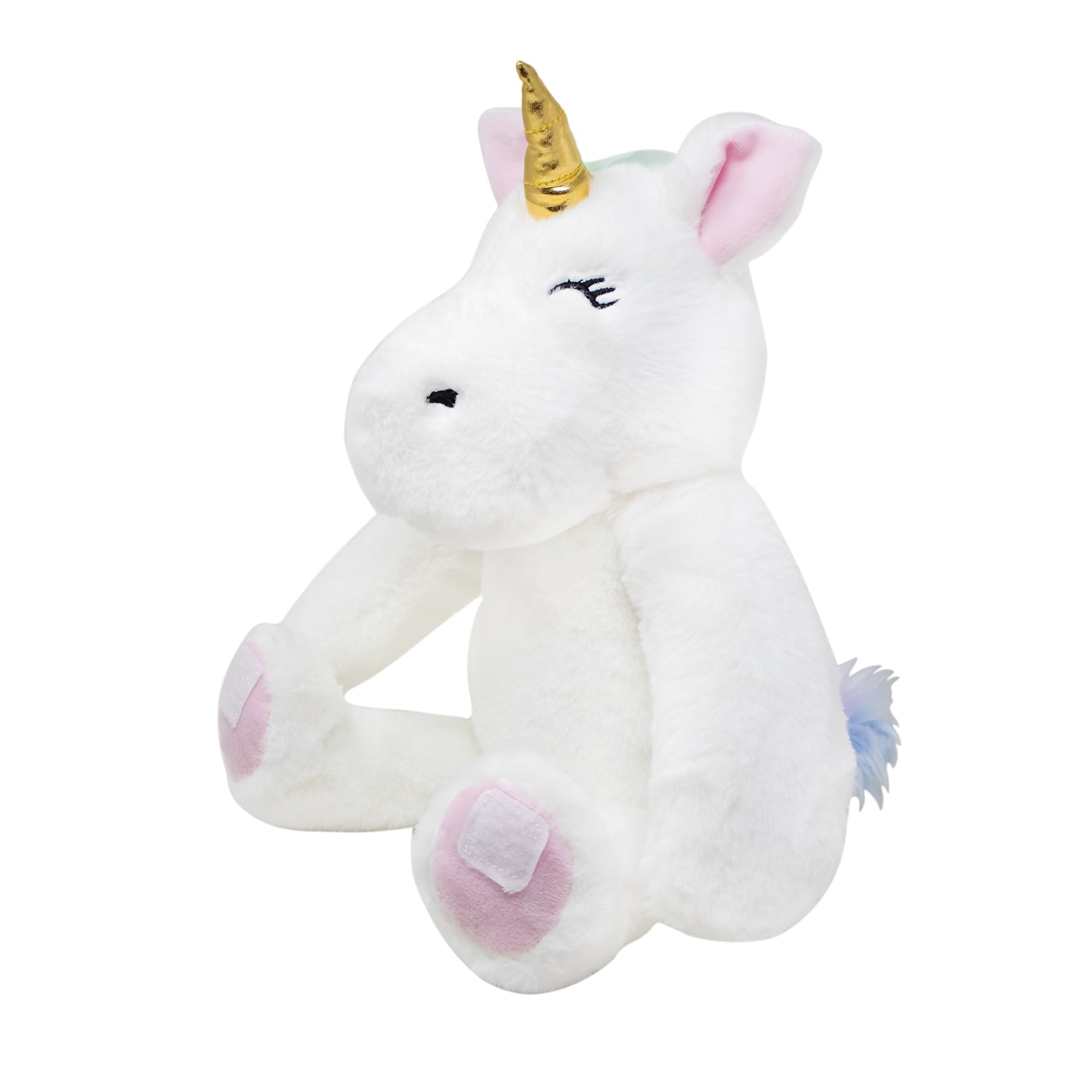 Frazada Afelpada con Muñeco de Peluche Unicornio