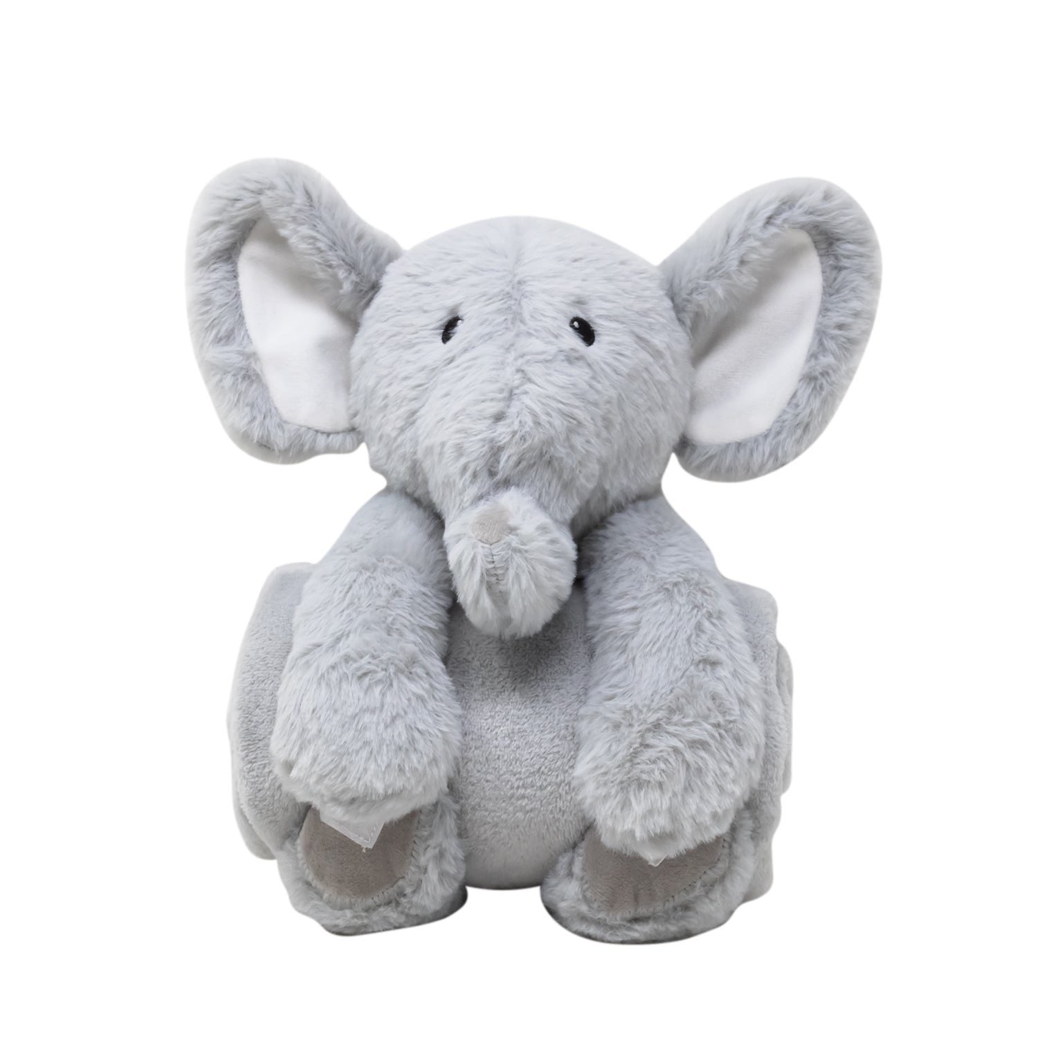 Frazada Afelpada con Muñeco de Peluche Elefante