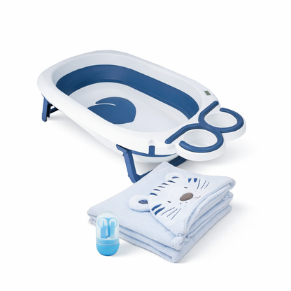 Set de Baño para Bebé con Bañera, Manta y Manicura