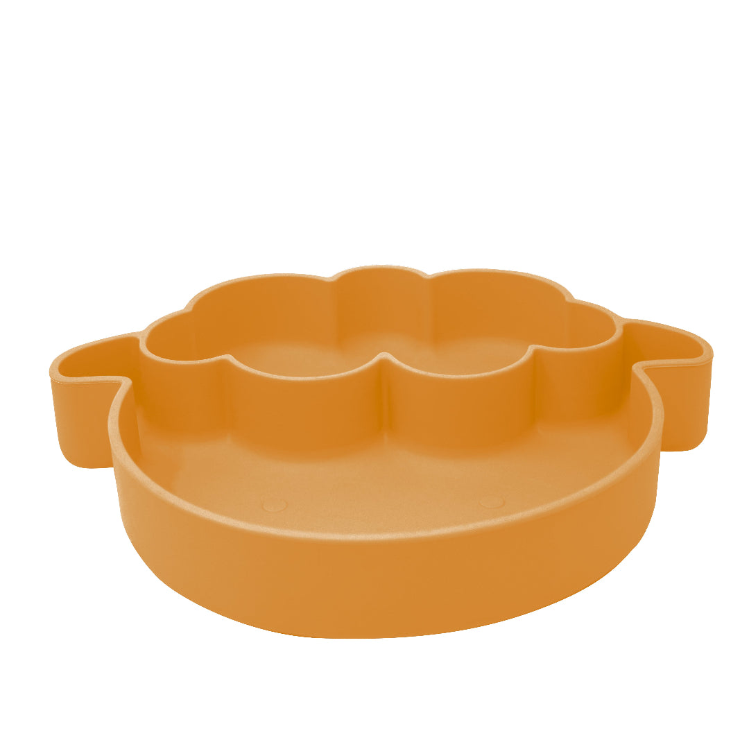 Plato para Bebé de Silicona Oveja - Color Naranja