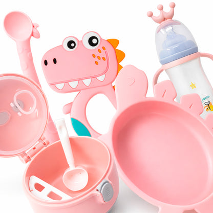 Set Completo de Alimentación Bebé 5 Piezas Silicón