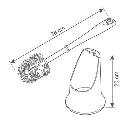 Cepillo para Baño con Portaescobilla - Varios Colores
