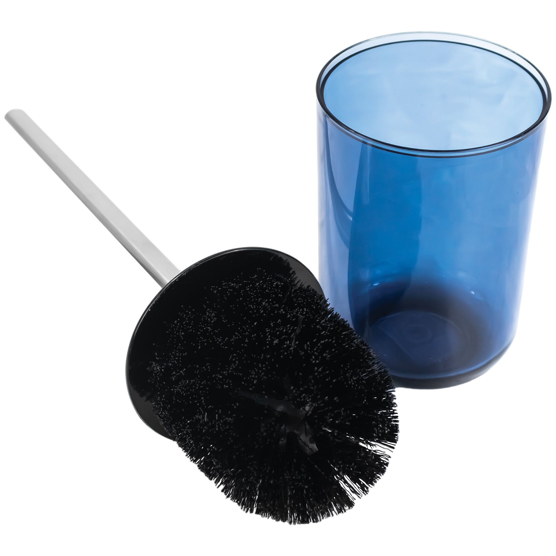 Set de Accesorios para Baño Azul Transparente - 4 Piezas