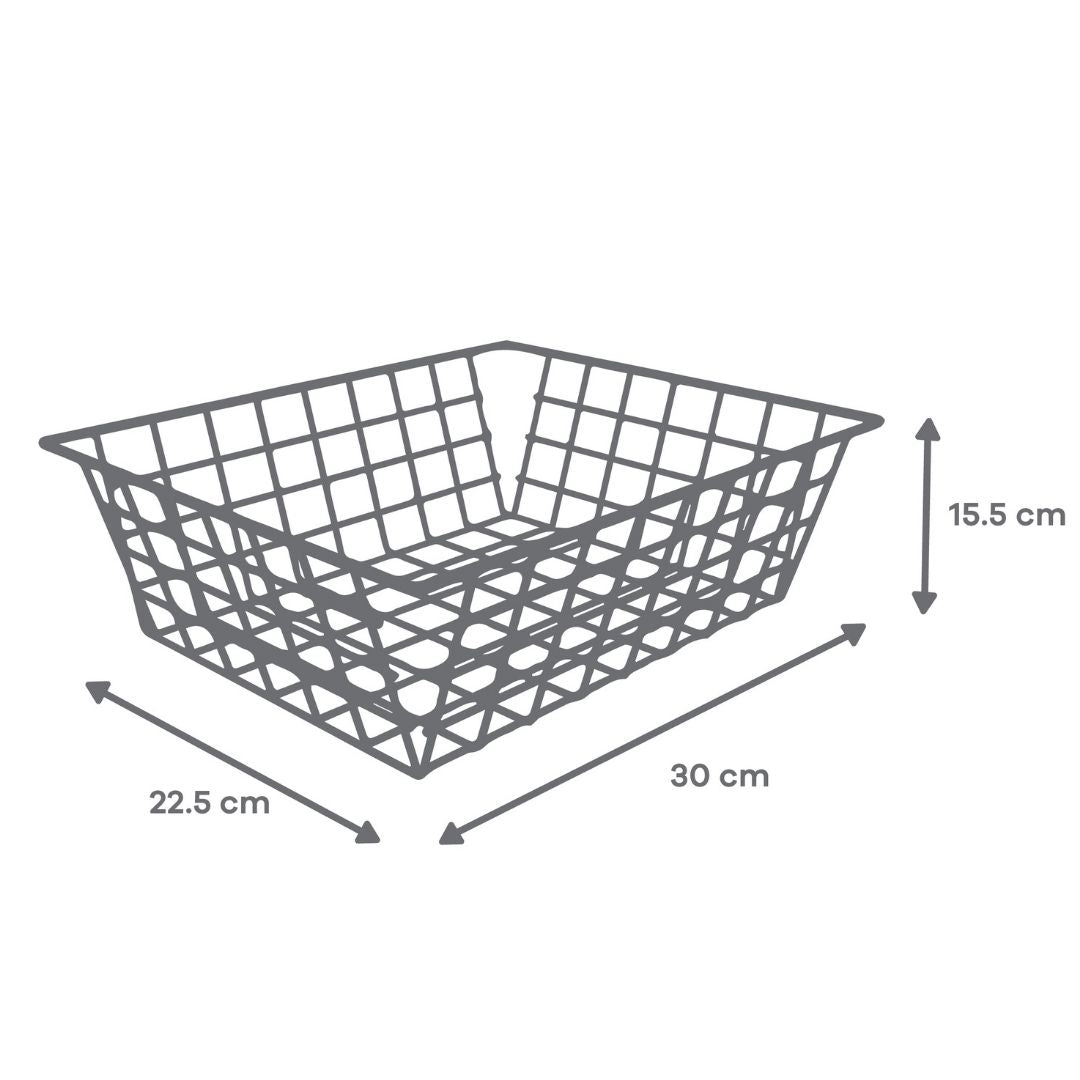 Cesta Metalica Dorada con Funda de Tela