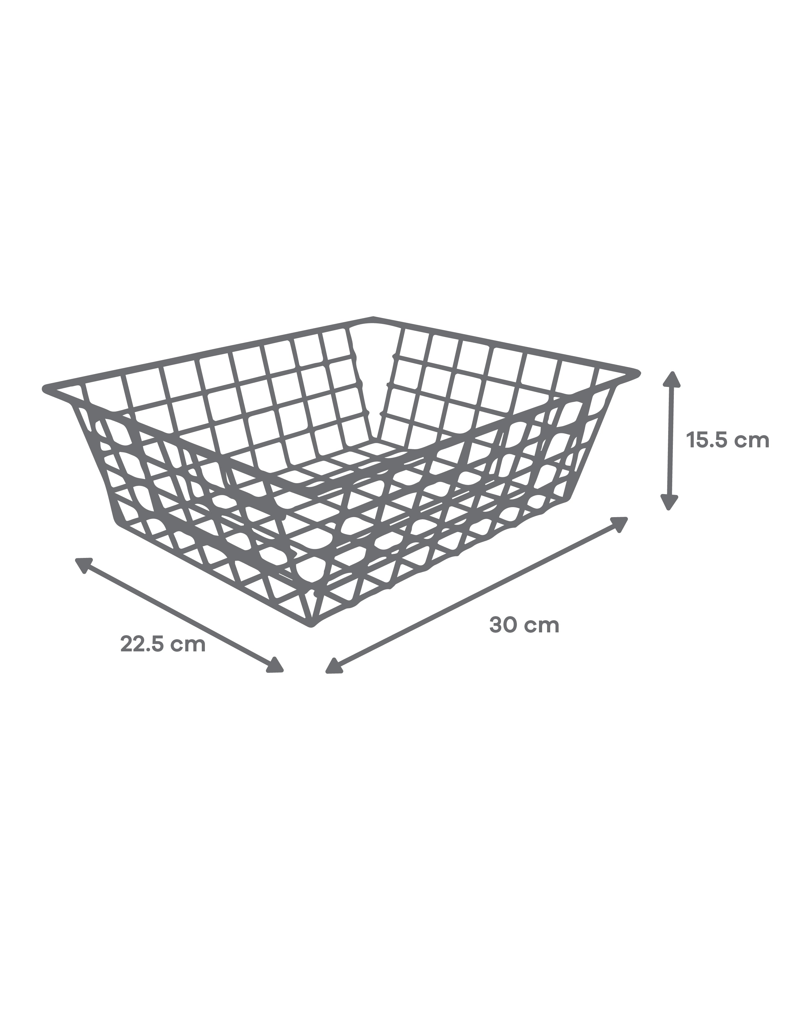 Cesta Metalica Dorada con Funda de Tela