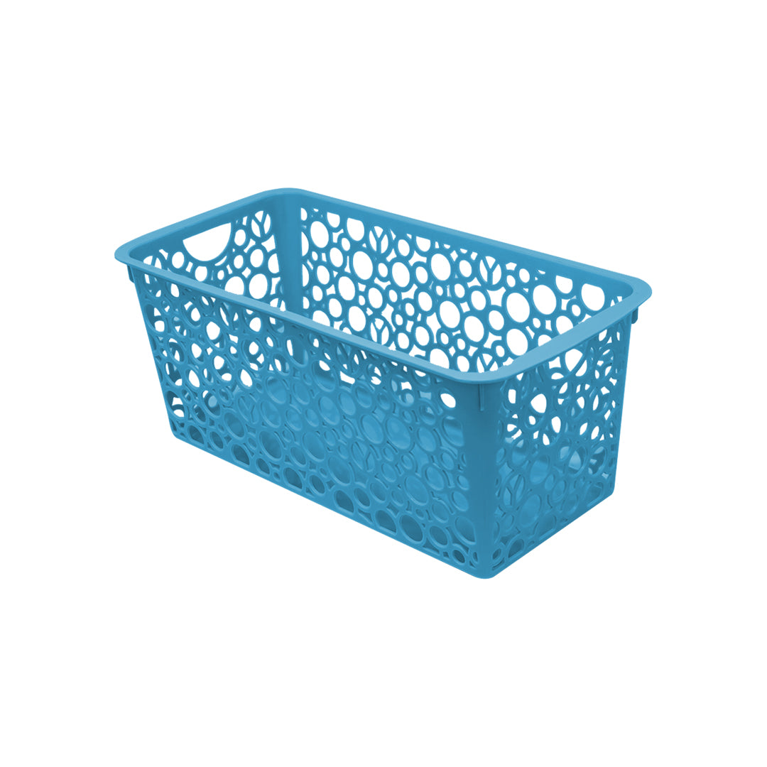Canasta Organizadora Rectangular Azul Turquesa