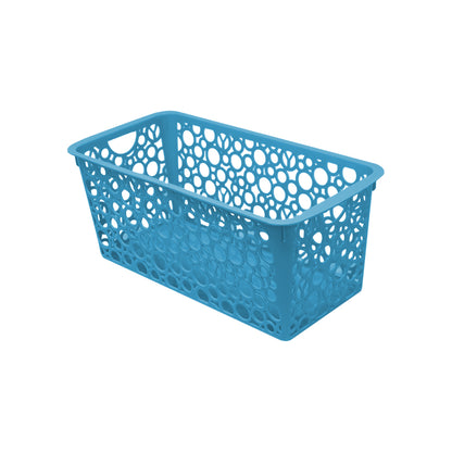 Canasta Organizadora Rectangular Azul Turquesa
