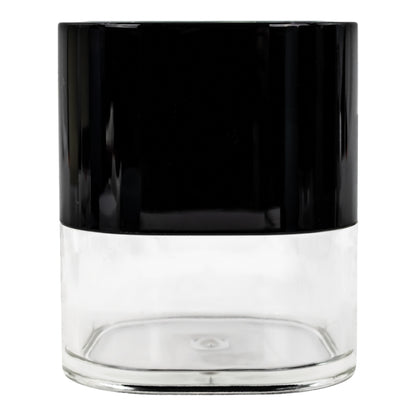 Set de Accesorios para Baño Negro/Transparente Acrílico -  5 Piezas