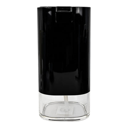 Set de Accesorios para Baño Negro/Transparente Acrílico -  5 Piezas