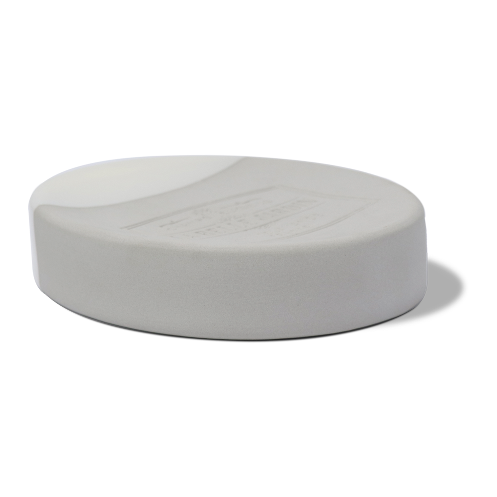 Jabonera Ovalada de Cerámica 13 cm Estilo Minimalista