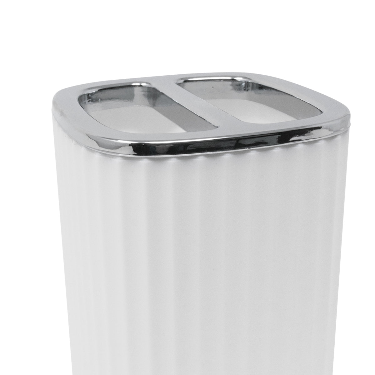 Organizador Dental de Bambú - Blanco