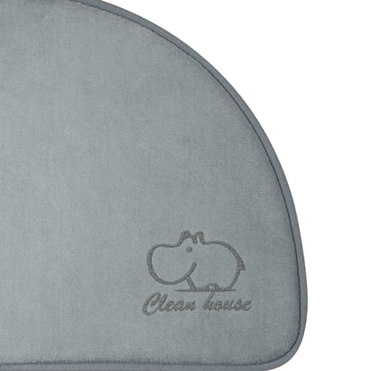 Tapete de Microfibra Cocina - Gris