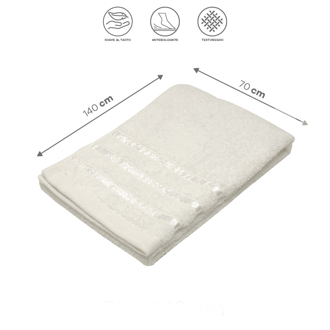 Toalla para Baño Beige - 70x140 cm