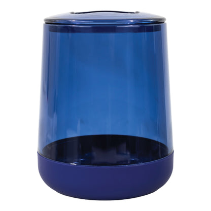 Set de Accesorios para Baño Azul Transparente - 4 Piezas
