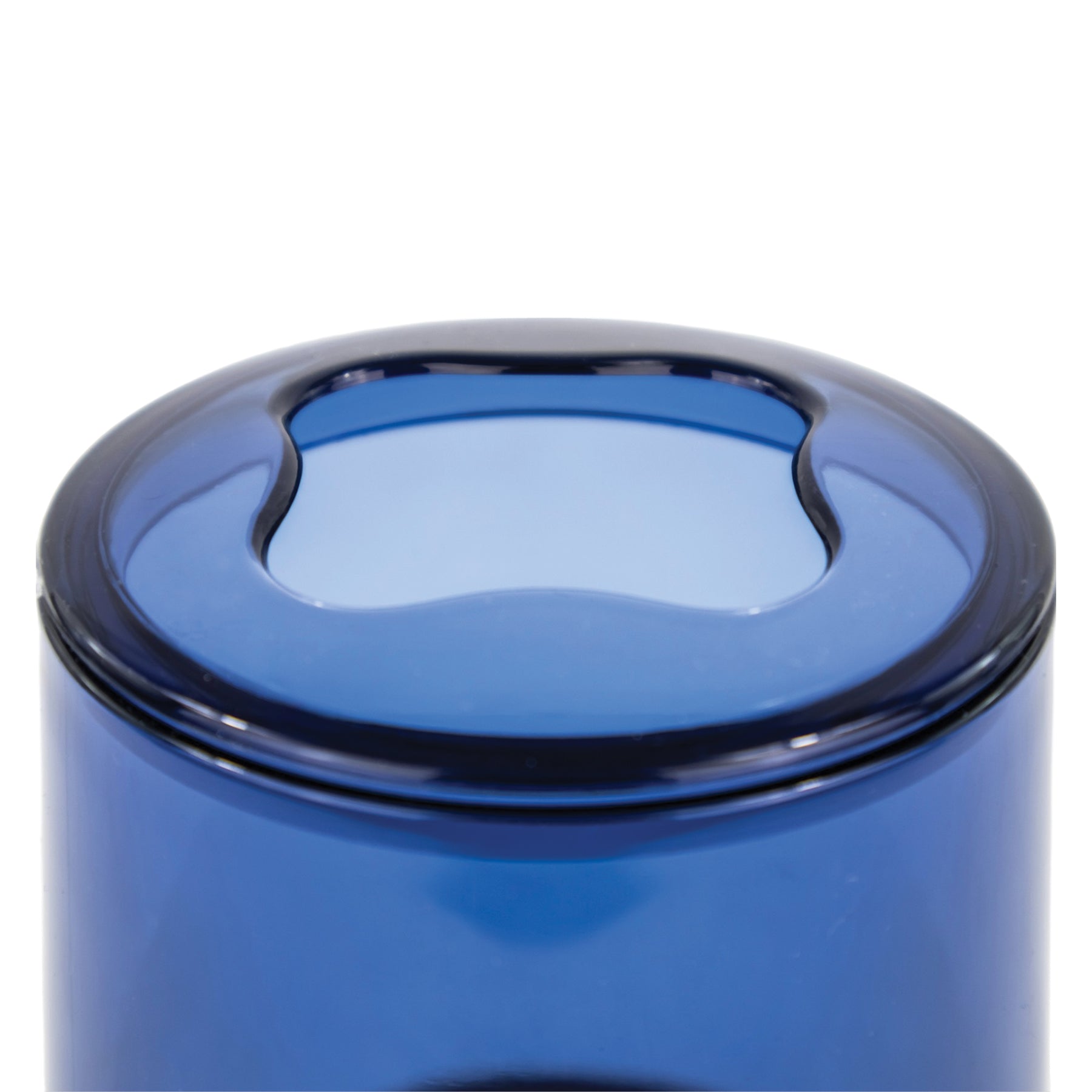 Set de Accesorios para Baño Azul Transparente - 4 Piezas