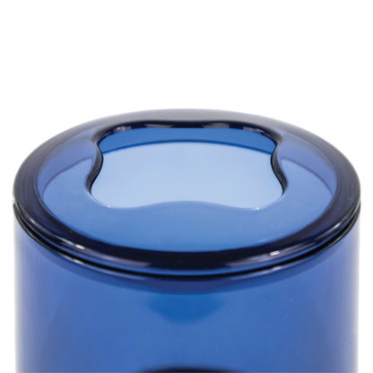Set de Accesorios para Baño Azul Transparente - 4 Piezas