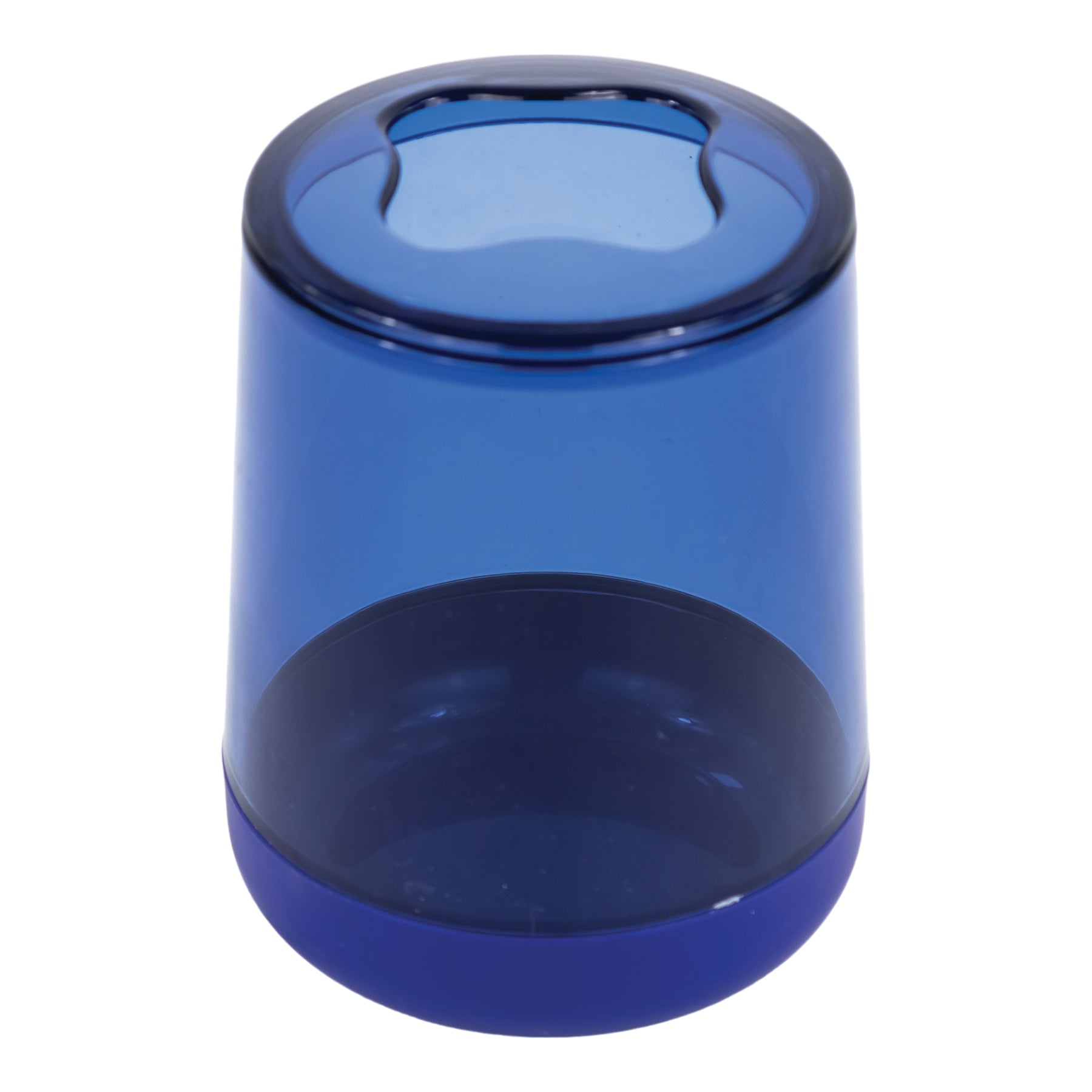 Set de Accesorios para Baño Azul Transparente - 4 Piezas