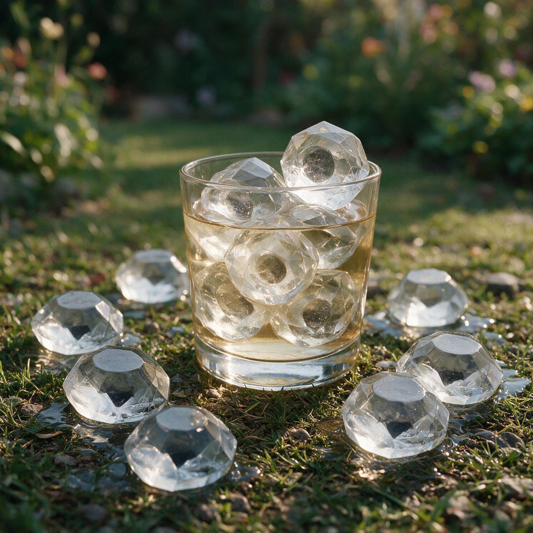 Bandeja para Hielo en Forma de Diamante – 4 Espacios