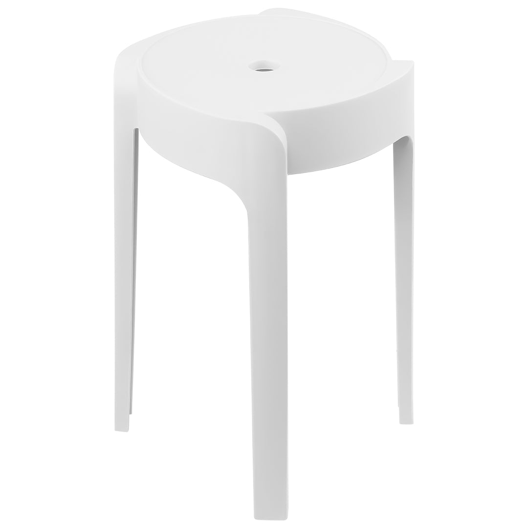 Banco de Plástico Apilable – Color Blanco