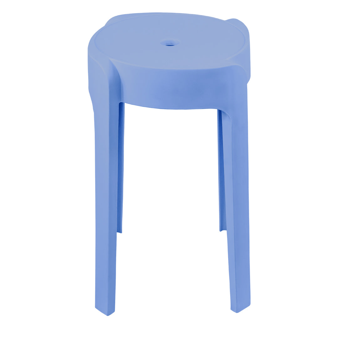 Banco de Plástico Apilable – Color Azul