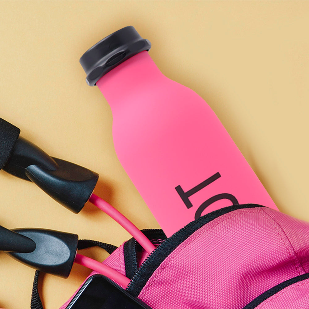 Botella Deportiva " HOT " Rosa - 500ml