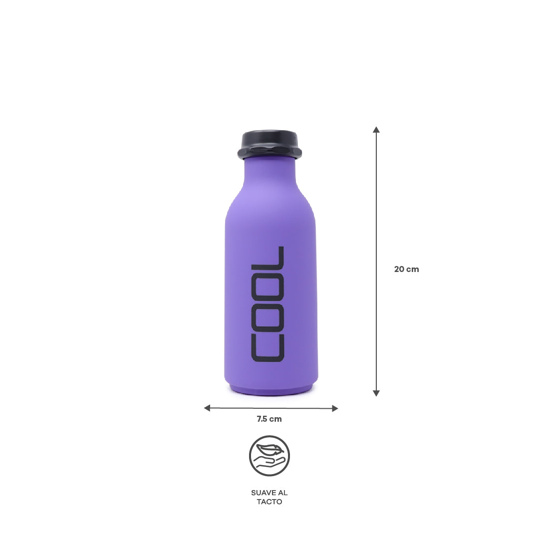 Set de Yoga y Ejercicio - Tapete Morado, Bandas de Resistencia y Botella